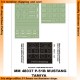 1/48 P-51B Mustang Paint Mask for Tamiya kit (Canopy Masks + Insignia Masks)