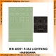 1/48 Lockheed P-38J Lightning Paint Mask for Hasegawa kit (Canopy Masks + Insignia Masks)