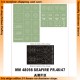 1/48 Supermarine Seafire FR46/47 Paint Mask for Airfix kit (Canopy Masks + Insignia Masks)