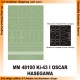 1/48 Nakajima Ki-43-I Hayabusa Paint Mask for Hasegawa kit (Canopy Masks + Insignia Masks)