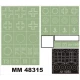 1/48 Arado Ar 196 Paint Mask for Italeri kit (Canopy Masks + Insignia Masks)