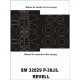 1/32 P-38J/L Paint Mask for Revell kit (outside-inside)
