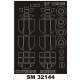 1/32 Messerschmitt Bf-109G-6 Paint Mask for Revell kit (outside-inside)