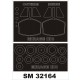 1/32 Dassault Mirage IIIC Paint Mask for Italeri kit (outside-inside)