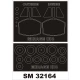 1/32 Dassault Mirage IIIC Paint Mask for Italeri kit (outside-inside)