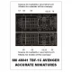 1/48 TBF-1C Avenger Paint Mask for Accurate Miniatures kit (outside-inside)