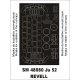 1/48 Ju-52/3m Paint Mask for Revell kit (outside-inside)