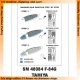 1/48 F-84G Paint Mask for Tamiya kit (outside-inside)