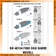 1/48 F-86D Paint Mask for Revell kit (outside-inside)