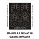 1/48 BP Defiant I/II Paint Mask for Classic Airframes kit (outside-inside)