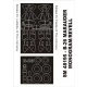 1/48 B-26B/G Marauder Paint Mask for Revell kit (outside-inside)