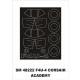 1/48 F4U-4 Corsair Paint Mask for Academy kit (outside-inside)