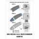 1/48 H.S.Buccaneer Paint Mask for Airfix kit (outside-inside)