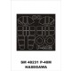 1/48 P-40M Paint Mask for Hasegawa kit (outside-inside)