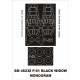 1/48 P-61 Black Widow Paint Mask for Monogram kit (outside)