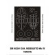 1/48 D.H.Mosquito Mk.IV Paint Mask for Tamiya kit (outside-inside)