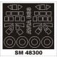 1/48 Avia B-33 Paint Mask for Special Hobby kit (outside-inside)