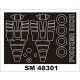 1/48 Fokker XXI (Wasp Engine) Paint Mask for Special Hobby kit (outside-inside)