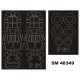 1/48 Northrop P-61A Black Widow Paint Mask for Great Wall Hobby kit (outside,inside)