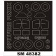 1/48 Spitfire PR.XIX Paint Mask for Airfix kit (outside-inside)