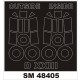 1/48 Fokker D.XXIII Paint Mask for RS Model kit (outside, inside)