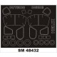 1/48 Kamov Ka-27 Helix Paint Mask for Hobby Boss kit (outside-inside)