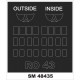 1/48 IMAM (Romeo) Ro.43 Paint Mask for Special Hobby kit (outside-inside)