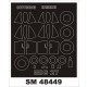 1/48 Mikoyan MiG-27 Flogger Paint Mask for Trumpeter kit (outside-inside)