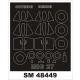 1/48 Mikoyan MiG-27 Flogger Paint Mask for Trumpeter kit (outside-inside)