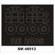 1/48 Reggiane 2005 Paint Mask for Sword kits (outside, inside)