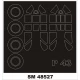 1/48 Republic P-43 Lancer Paint Masking for Dora Wings kits (outside, inside)
