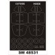 1/48 FMA Ia-58 Pucara Paint Masking for Kinetic kits