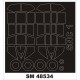 1/48 Curtiss-Wright SNC-1 Falcon Masking for Dora Wings kits (outside, inside)