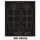 1/48 Yakovlev Yak-9D Masking for Zvezda kits (outside, inside)