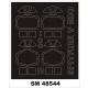 1/48 Supermarine Spitfire V Masking for Eduard kits (outside, inside)