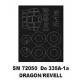 1/72 Dornier Do-335 Paint Mask for Dragon/Revell kit (outside)
