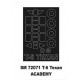 1/72 North American T-6 Texan Paint Mask for Academy kit (outside)