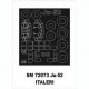 1/72 Junkers Ju-52 Paint Mask for Italeri kit (outside)