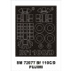 1/72 Messerschmitt Bf-110C/D Paint Mask for Fujimi kit (outside)