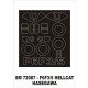 1/72 Grumman F6F-3/5 Hellcat Paint Mask for Hasegawa kit (outside)