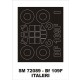 1/72 Messerschmitt Bf-109F Paint Mask for Italeri kit (outside)