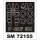 1/72 Curtiss P-40F Warhawk Paint Mask for Special Hobby kit (outside)
