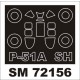 1/72 North American P-51A Mustang Paint Mask for Special Hobby kit (outside)
