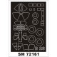 1/72 Martin B-26B Marauder Paint Mask for Valom kit (outside)