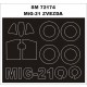 1/72 Mikoyan-Gurevich MiG-21 Paint Mask for Zvezda kit (outside)