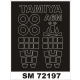 1/72 A6M Zero Paint Mask for Tamiya kit