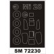 1/72 Mil Mi-28N Paint Mask for Zvezda kit (outside)