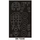 1/72 Dornier Do-17Z Paint Mask for Airfix kit (outside)