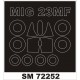 1/72 Mikoyan MiG-23MF Paint Mask for KP Models kit (outside)