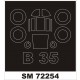 1/72 Avia B-35 Paint Mask for RS Model kit (outside)